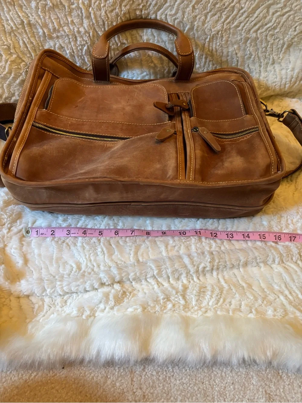 Full Grain Leather Laptop/ Briefcase